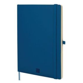 Finocam Nexo Cuaderno de Tapa Blanda - 72 Hojas - Formato B5 - 176x250mm - Papel Crema de 80g/m2 - Bolsillo Interior - Cierre co