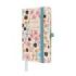 Finocam Moniquilla Cuaderno de Tapa Dura - 72 Hojas - 90x150mm - Papel Crema de 80g/m2 - Liso - Bolsillo Interior - Cierre con G