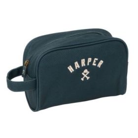 Safta Harper and Neyer Neceser de 3.6L - Cremallera - Asa Lateral - Interior Forrado - Organizadores Interiores - 240x100x150mm