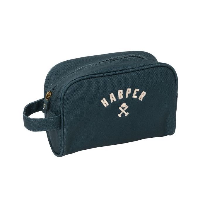 Safta Harper and Neyer Neceser de 3.6L - Cremallera - Asa Lateral - Interior Forrado - Organizadores Interiores - 240x100x150mm