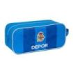 Safta Real Deportivo de la Coruña Zapatillero - Asa Lateral - 7L - Material Resistente - 340x140x150mm - Color Azul