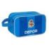 Safta Real Deportivo de la Coruña Neceser de 5L - 2 Compartimentos con Cremallera - Asa Lateral - Adapatable a Carro - 260x125x1