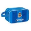Safta Real Deportivo de la Coruña Neceser de 5L - 2 Compartimentos con Cremallera - Asa Lateral - Adapatable a Carro - 260x125x1