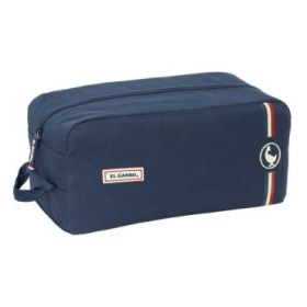 Safta el Ganso Eclipse Zapatillero - Asa Lateral - 9L - Resistente - Facil Transporte - 340x180x150mm - Color Azul Marino