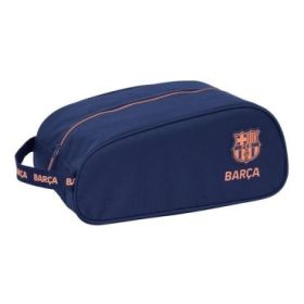 Safta F.C.Barcelona 2ª Equipacion Zapatillero - Compartimento Ovalado con Cremallera - Asa Lateral - 9.18L - 340x180x150mm - Col