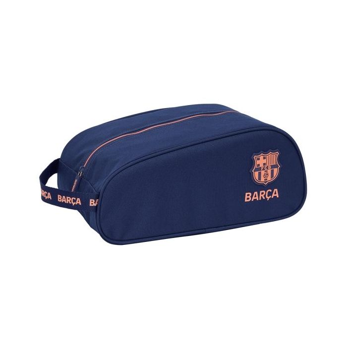 Safta F.C.Barcelona 2ª Equipacion Zapatillero - Compartimento Ovalado con Cremallera - Asa Lateral - 9.18L - 340x180x150mm - Col