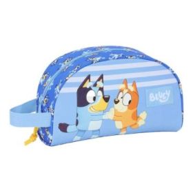 Safta Bluey Let'S Play Neceser de 3.75L - Cremallera - Asa Lateral - Adapatable a Carro - Bolsillo Interior - 260x90x160mm - Col
