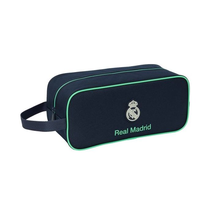Safta Real Madrid 2ª Equipacion 25/26 Zapatillero - Asa Lateral - 7L - Material Resistente - 340x140x150mm - Color Azul Marino