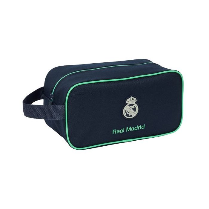 Safta Real Madrid 2ª Equipacion 25/26 Zapatillero - Asa Lateral - 6L - Material Resistente - 290x140x150mm - Color Azul Marino