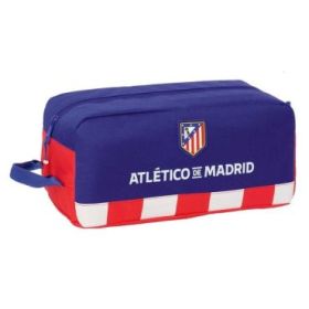 Safta Atletico de Madrid Zapatillero - Asa Lateral - 9L - Facil Transporte - Mantiene Calzado Protegido - 340x180x150mm - Color