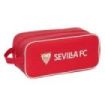 Safta Sevilla FC Zapatillero - Asa Lateral - Impermeable - 7L - 340x140x150mm - Color Rojo