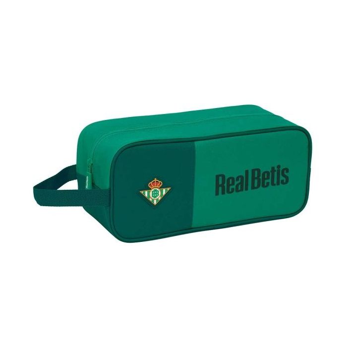 Safta Real Betis Balompie Zapatillero - Asa Lateral - Resistente al Agua - 7L - Duradero - 340x140x150mm - Color Verde