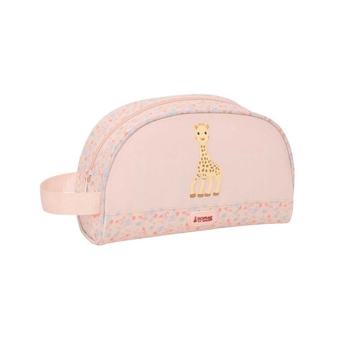 Safta Sophie la Girafe Joy Neceser de 3.75L - Cremallera - Asa Lateral - Adapatable a Carro - Repelente al Agua - Bolsillo Inter