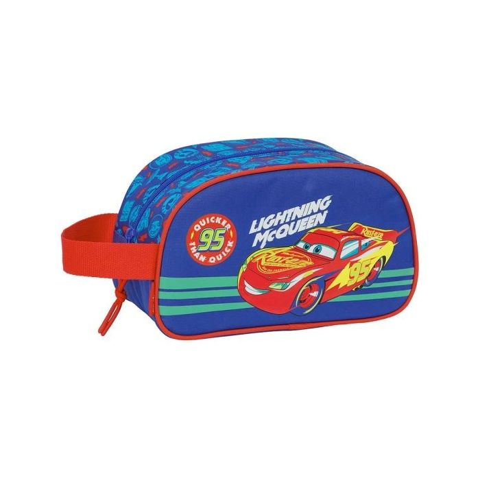 Safta Cars Neceser de 5L - Cremallera - Asa Lateral - Adapatable a Carro - 260x120x150mm - Color Azul
