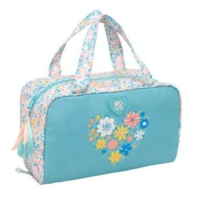 Safta Moos Fiori Neceser de 8L - Cremallera - Asas de Mano Superiores - Interior Forrado - Bolsillo Interior - Tirador Doble - 3