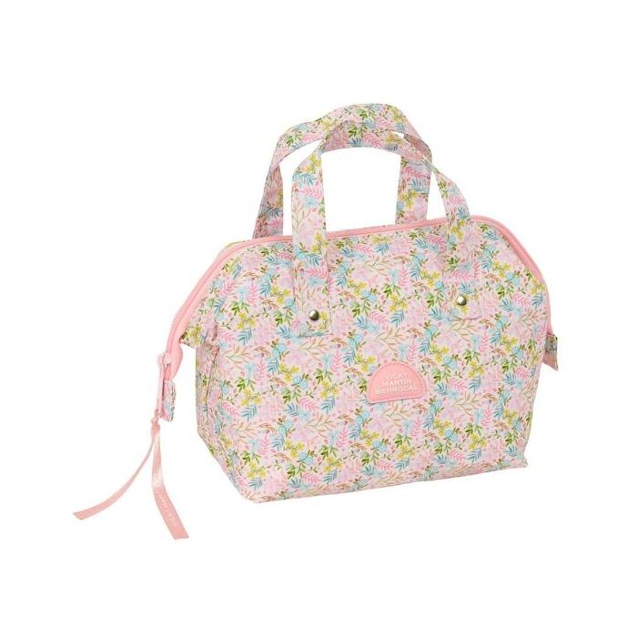 Safta VMB Neceser de 5.8L - Cremallera - Asa Lateral - Interior Forrado - 265x125x175mm - Color Rosa