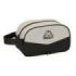 Safta Kappa Grey Neceser de 5L - Cremallera - Asa Lateral - Adapatable a Carro - 260x120x150mm - Color Negro y Gris