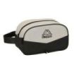 Safta Kappa Grey Neceser de 5L - Cremallera - Asa Lateral - Adapatable a Carro - 260x120x150mm - Color Negro y Gris