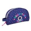 Safta Benetton Drop Neceser de 5L - Cremallera - Asa Lateral - Adapatable a Carro - Bolsillo Interior - 280x100x180mm - Color Az