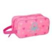 Safta Benetton Heart Zapatillero - Asa Lateral - 6L - Resistente y Duradero - Organizacion Eficiente - 290x140x150mm - Color Ros