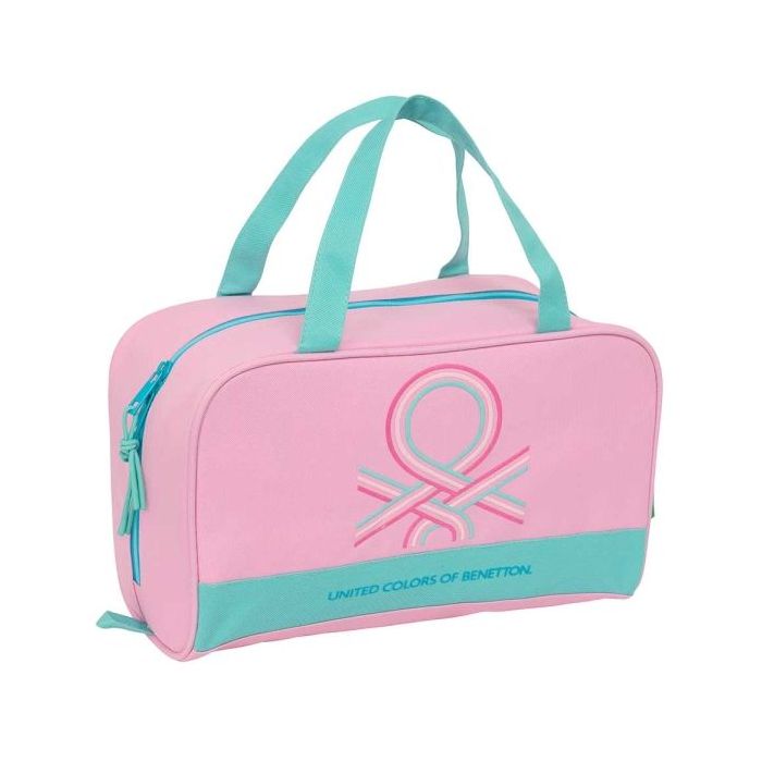 Safta Benetton Dolce Neceser de 8L - Cremallera - Asas de Mano Superiores - Interior Forrado - Bolsillo Interior - Tirador Doble