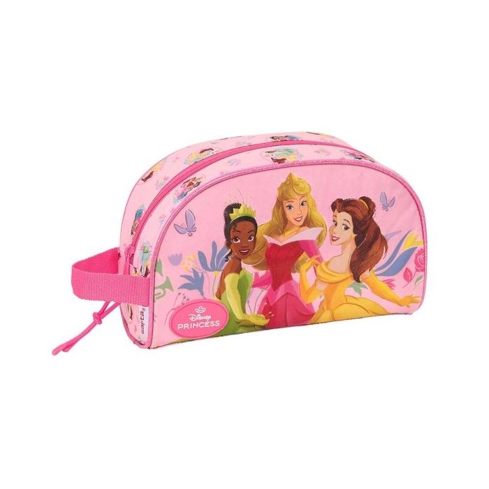 Safta Princesas Disney Neceser de 3.75L - Cremallera - Asa Lateral - Adapatable a Carro - Bolsillo Interior - 260x90x160mm - Col