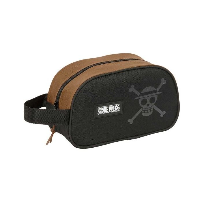 Safta One Piece Neceser de 5L - Cremallera - Asa Lateral - Adapatable a Carro - 260x120x150mm - Color Negro