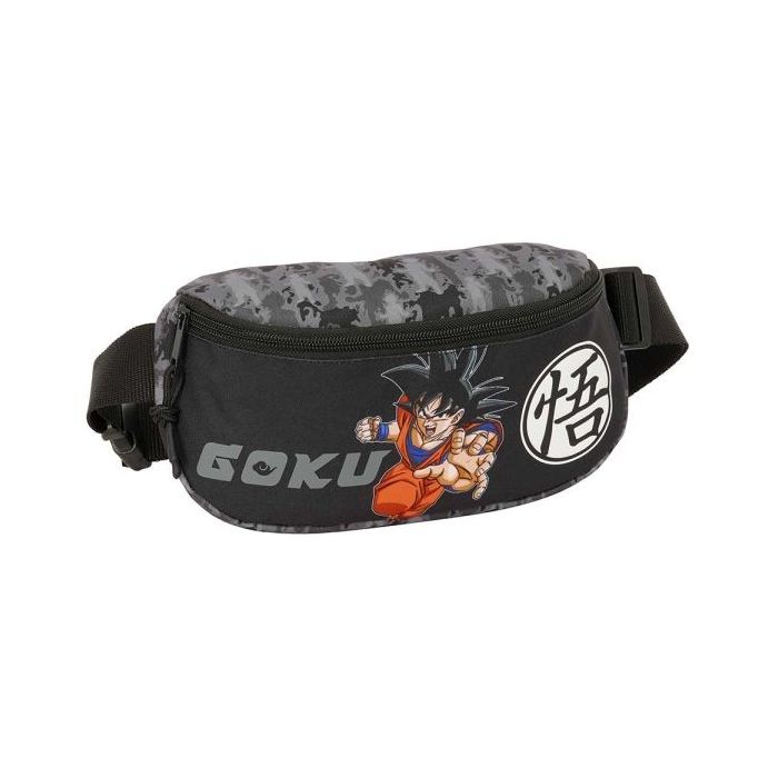 Safta Dragon Ball Bolsa de Cintura - Cintas Ajustables - 2.90L - 230x90x140mm - Color Negro