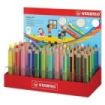 Stabilo Woody 3 en 1 Expositor con 48 Lapices de Colores - 26 Woody 3 en1, 8 Woddy 3 en 1 Pastel y 14 Woddy 3 en 1 Duo - Lapiz d