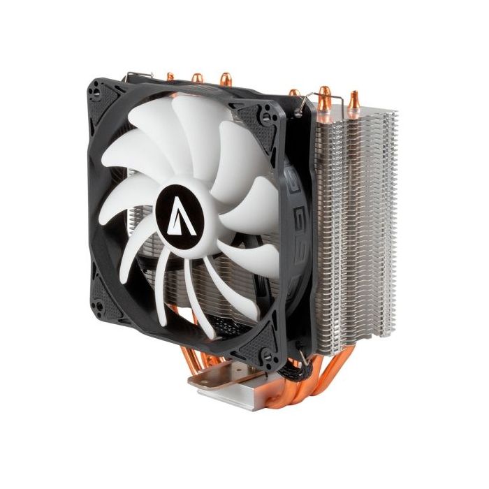 Abysm Snow IV Ventilador CPU 120mm con Disipador 4 Heatpipes - Velocidad Max. 1400rpm - Color Blanco