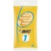 Bic Sensitive 1 Pack de 5 Maquinillas de Afeitar Desechables de 1 Hoja