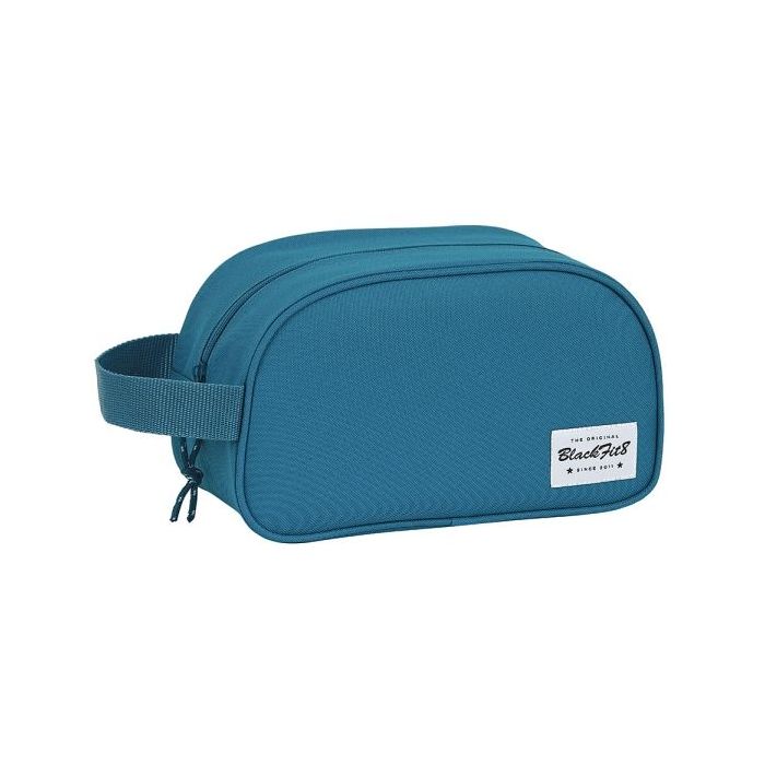 Safta Blackfit8 Egeo Neceser de 5L - Cremallera - Asa Lateral - Adapatable a Carro - 260x120x150mm - Color Azul