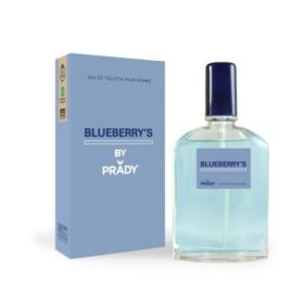 Prady Colonia de Hombre Blueberry´s - Frasco de 90 ml - Spray Pulverizador