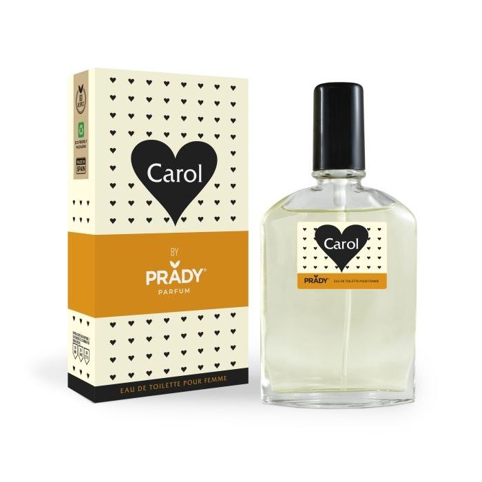 Prady Colonia de Mujer Carol - Frasco de 90 ml - Spray Pulverizador