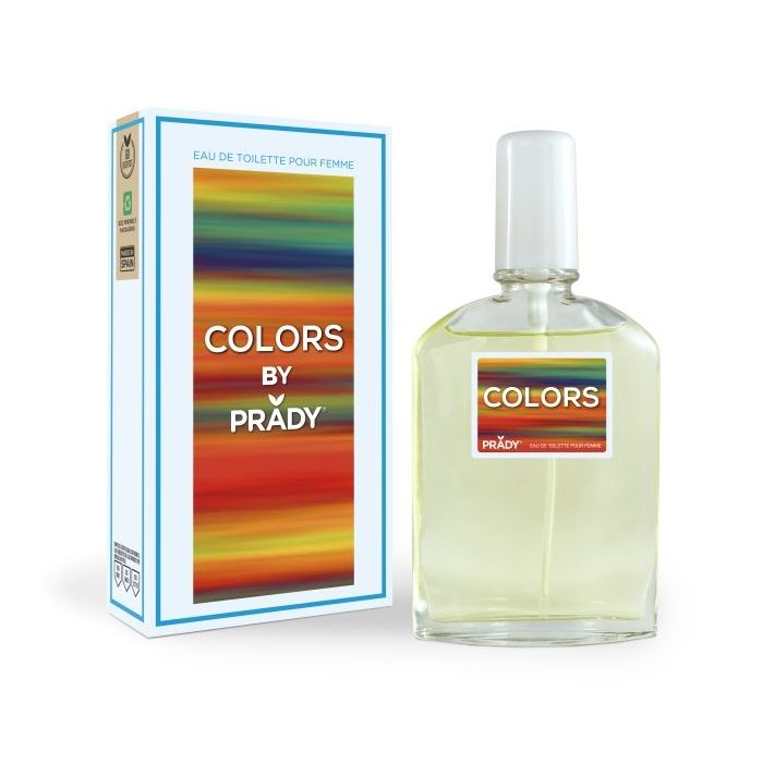 Prady Colonia de Mujer Colors - Frasco de 90 ml - Spray Pulverizador