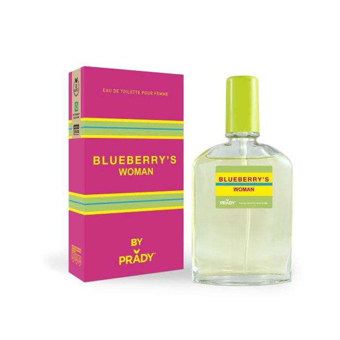 Prady Colonia de Mujer Blueberry´s Woman - Frasco de 90 ml - Spray Pulverizador
