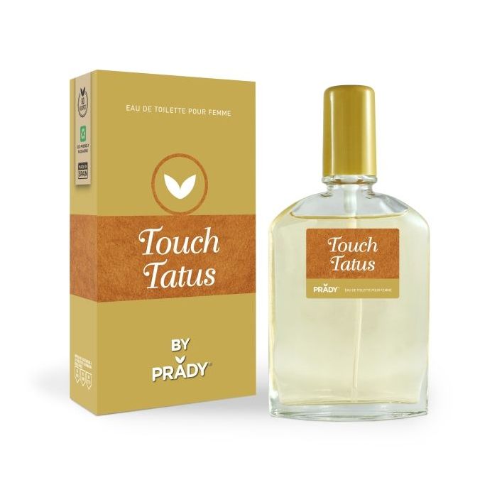 Prady Colonia de Mujer Touch Tatus - Frasco de 90 ml - Spray Pulverizador