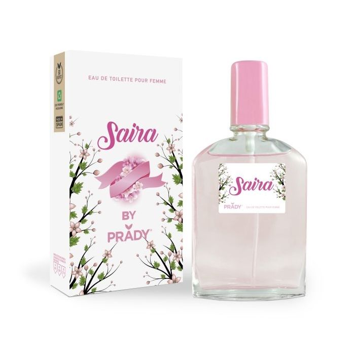 Prady Colonia de Mujer Saira - Frasco de 90 ml - Spray Pulverizador