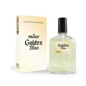 Prady Colonia de Hombre Golden Man - Frasco de 90 ml - Spray Pulverizador
