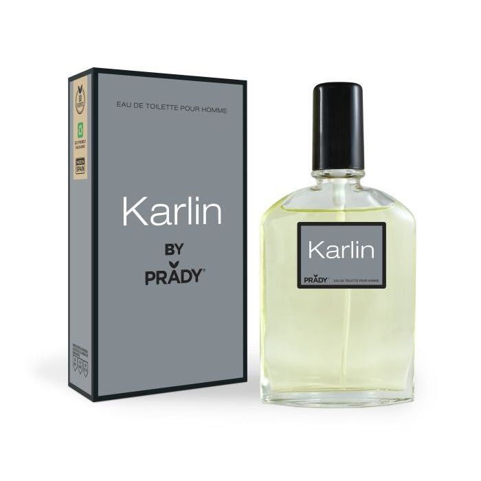 Prady Colonia de Hombre Karlin - Frasco de 90 ml - Spray Pulverizador