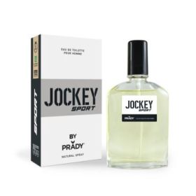 Prady Colonia de Hombre Jockey Sport Black - Frasco de 90 ml - Spray Pulverizador