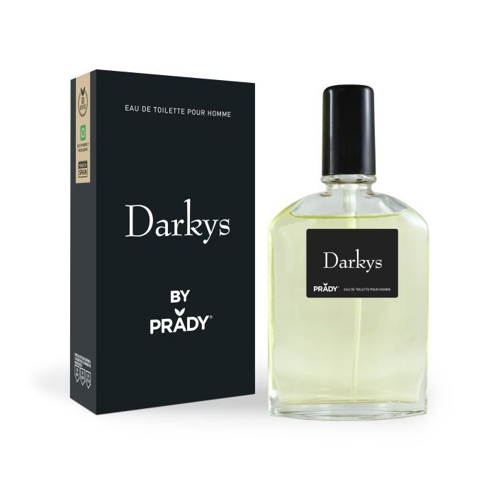 Prady Colonia de Hombre Darkys - Frasco de 90 ml - Spray Pulverizador