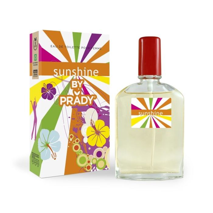 Prady Colonia de Mujer Sunshine - Frasco de 90 ml - Spray Pulverizador