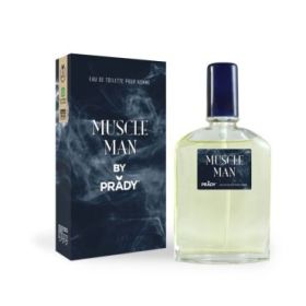 Prady Colonia de Hombre Muscle Man - Frasco de 90 ml - Spray Pulverizador