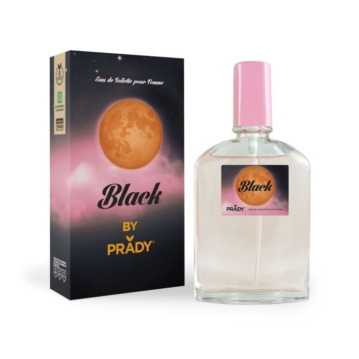 Prady Colonia de Mujer Black - Frasco de 90 ml - Spray Pulverizador