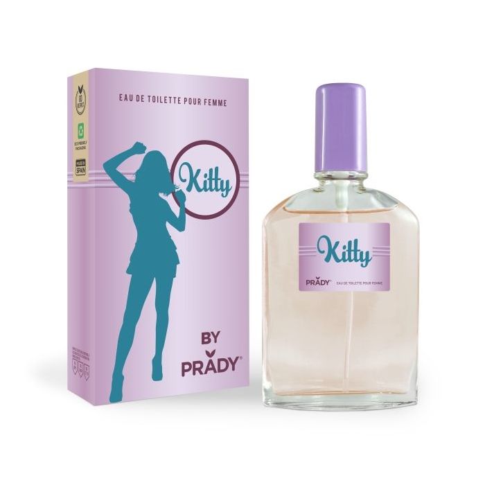 Prady Colonia de Mujer Kitty - Frasco de 90 ml - Spray Pulverizador