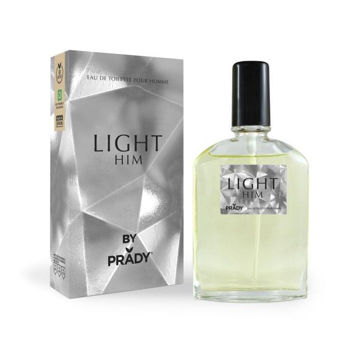 Prady Colonia de Hombre Light Him - Frasco de 90 ml - Spray Pulverizador