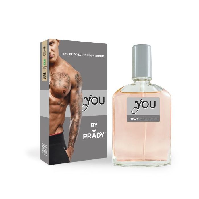Prady Colonia de Hombre You - Frasco de 90 ml - Spray Pulverizador