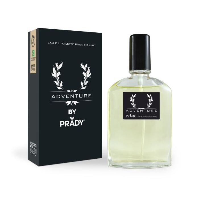 Prady Colonia de Hombre Adventure - Frasco de 90 ml - Spray Pulverizador