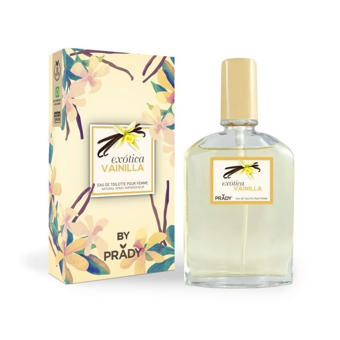 Prady Colonia Coleccion Frutales Exotica Vainilla - Frasco de 90 ml - Spray Pulverizador